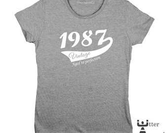 30th birthday party shirt ladies crew neck t shirt 30th birthday gift for her, daughter, wife, sister, girlfriend female friend