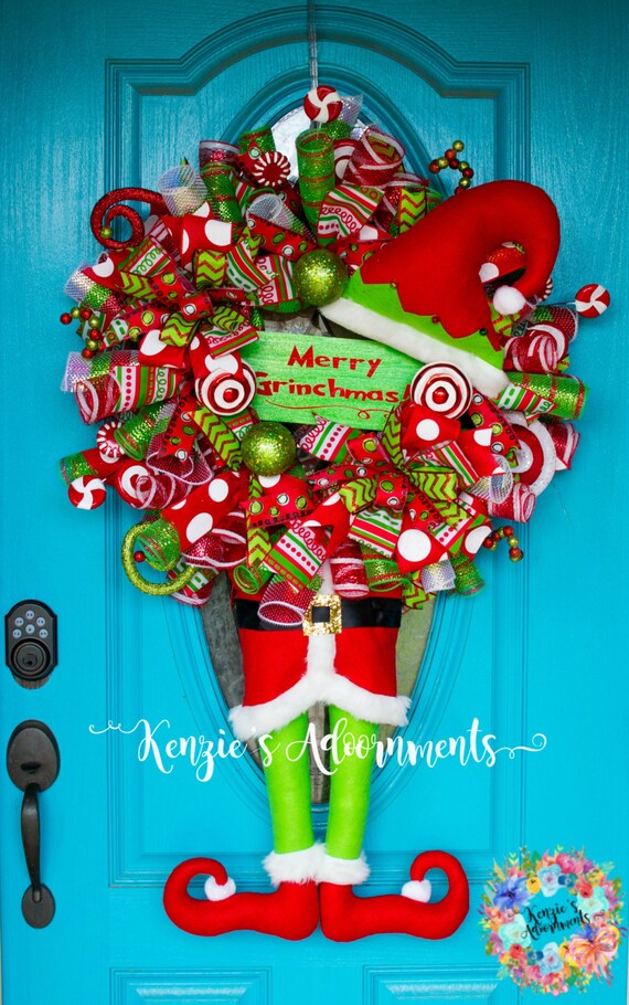 the grinch wreath christmas wreath deco mesh christmas the grinch wreath christmas wreath deco mesh christmas
