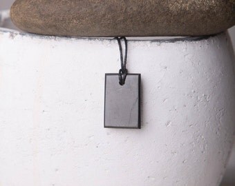 True shungite pendant buy jewelry jewellery gems gemstone stones crystals accessories magic aura talisman health gift for her him EMF