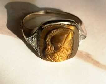 Vintage Roman Soldier Ring 