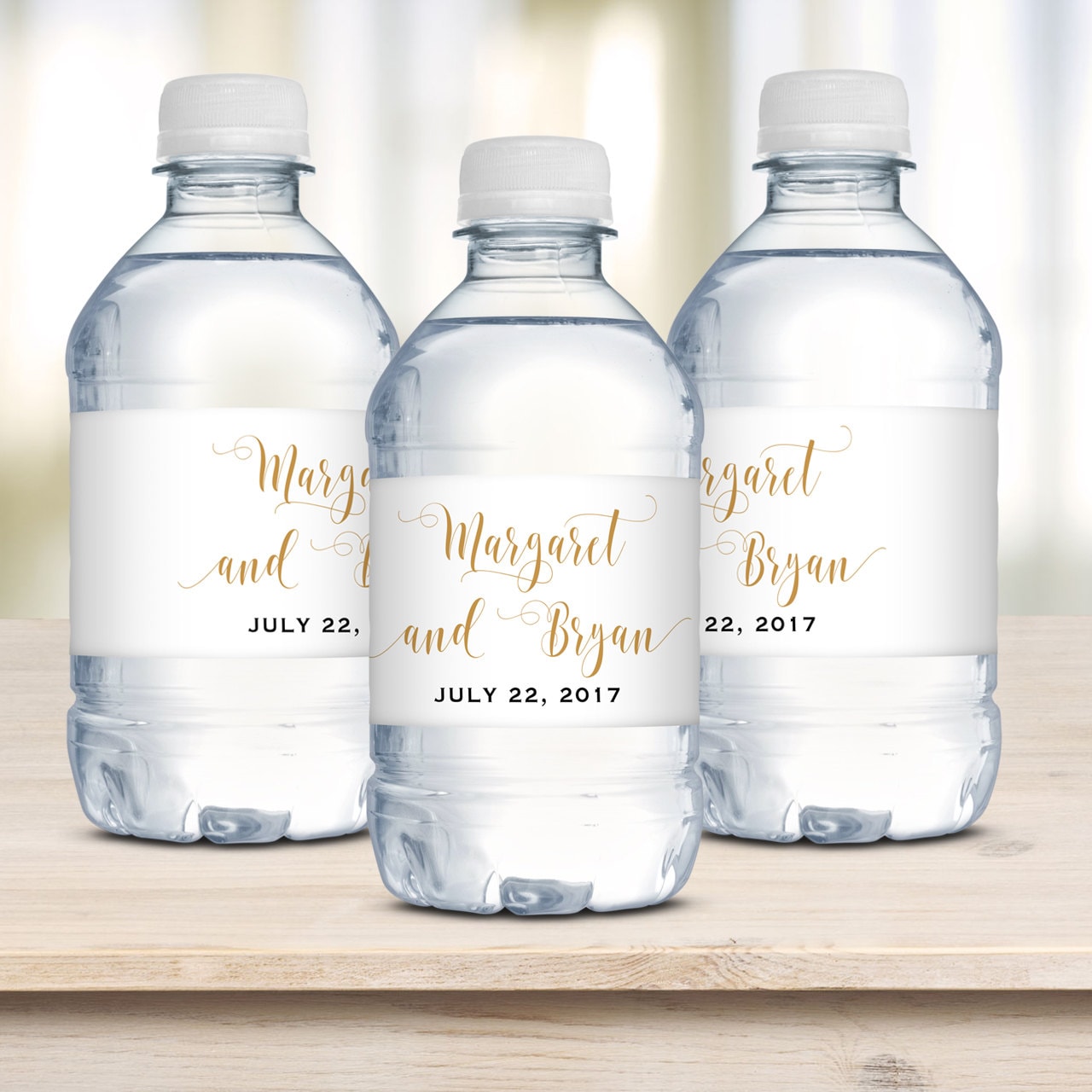 Wedding Water Bottle Labels Waterproof Label Personalized