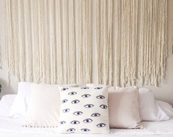 The ABIGALE XL | Large Macrame Wall Hanging | Macrame Curtain | Dyes | Wedding Macrame | Photography Backdrop | Modern Macrame