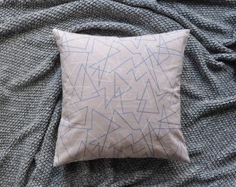 Pink Cushion Cover, Throw Pillow Cover, Throw Cushion Cover, Decorative Cushion Cover, Decorative Pillow Cover - Geometric Lines