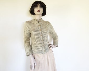 Majestic Mod 60s Mohair Cozy Cardigan