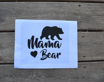Mama Bear Vinyl Decal ~ Vinyl Decal ~ Personalized Decal