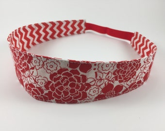 Handmade Fabric Headband, Adult Headband Woman, Womens Headband, Reversible Fabric Headband For Women,