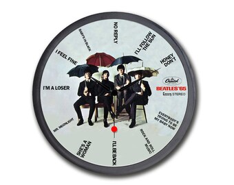 The Beatles Wall Clocks Beatles Album covers and songs name Gift for Musicians, Room Decor, Musician, Beatles Gift, Beatles Art, Revolver