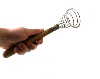 Metal Whisk, Vintage Wire Whip, Vintage hand whisk, Wire egg whipper, mixer manual, Old Hand egg beater, Soviet Wire Whisk, Kitchenware USSR
