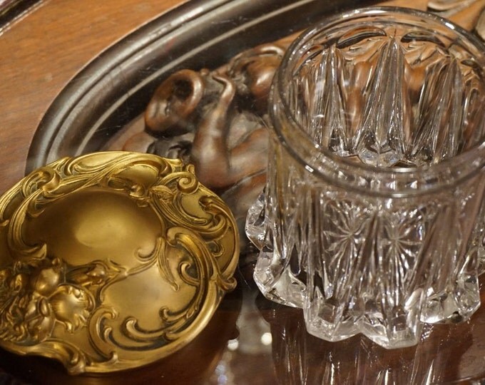 Antique Glass Humidor