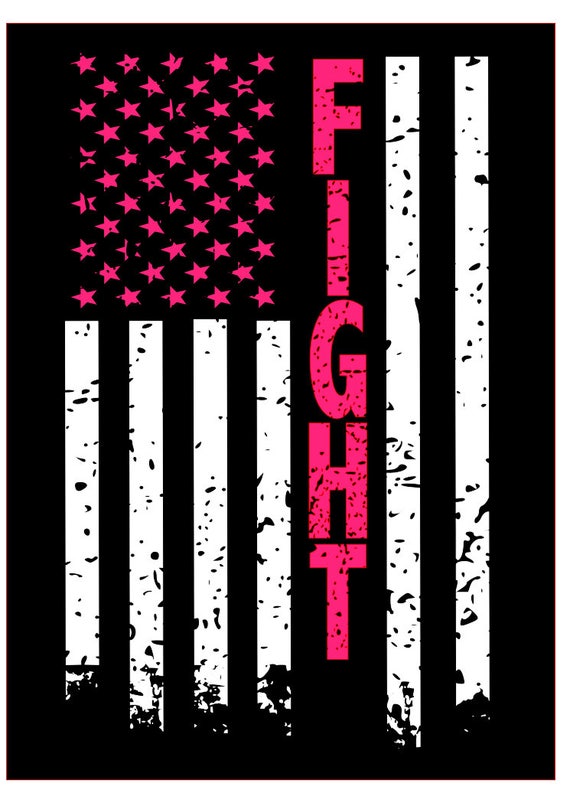 Download Fight Distressed Flag SVG File, Quote Cut File, Silhouette ...
