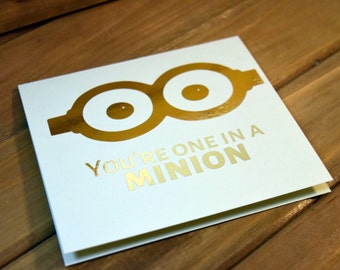 Minion Thank You Card TY005 Printable