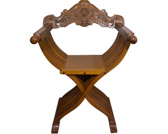 Geschnitzter stuhl | Etsy