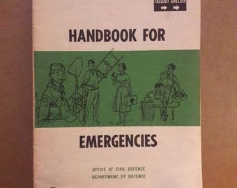 Handbook For Emergencies, Fallout Shelter, Department of Defense,