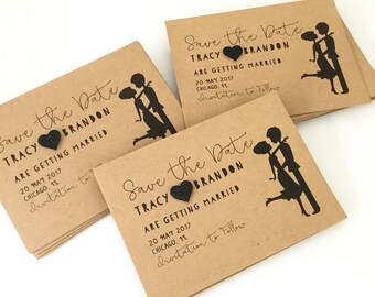 Rustic Wedding Std, Rustic Save the Date Invite, Rustic Wedding Announcement, Custom Save The Date Cards, Save the Date Invitation Card