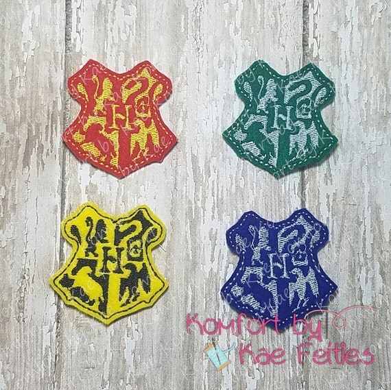 hp crest tmwl feltie set of 4 un cut from komfortbykaefelties on etsy studio hp crest tmwl feltie set of 4 un cut from komfortbykaefelties on etsy studio