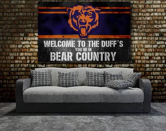 Chicago Bears Wall Art chicago bears canvas | etsy Chicago Bears Wall Art chicago bears canvas | etsy