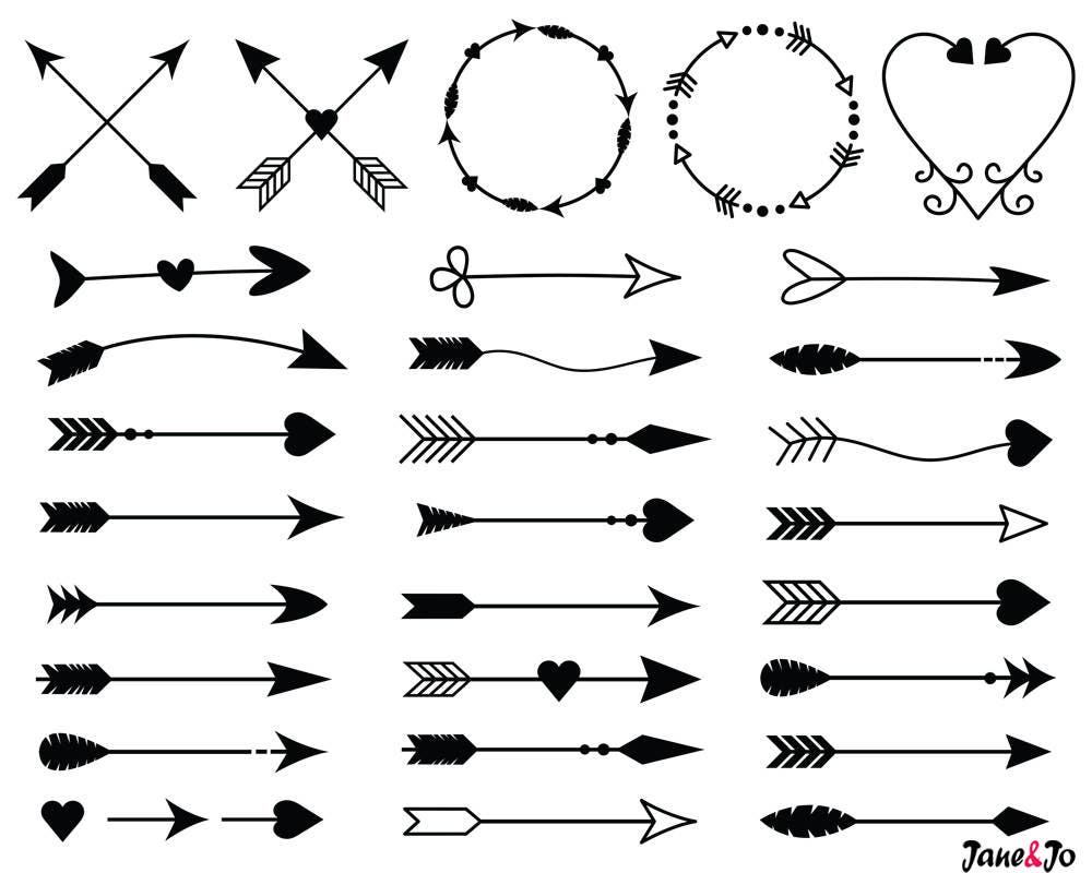 31 Arrow SvgArrow ClipartArrow vectorDigital Cutting File