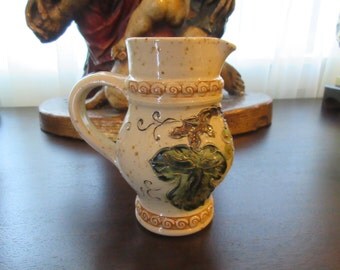 FRANCE ALSACE GRAESSE Art Pottery Pitcher