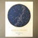 Star Chart Couples Custom Print: Celebrate a wedding or anniversary with a personalized map of the sky | Astronomy Art | Unique Wedding Gift
