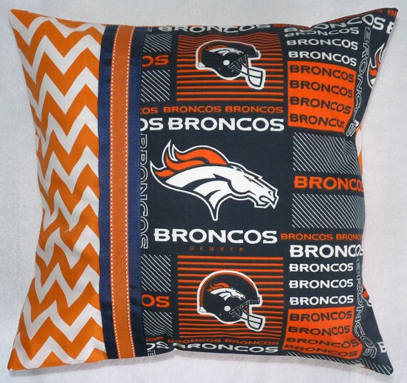 Denver Broncos NFL Football Decorative Throw Pillow