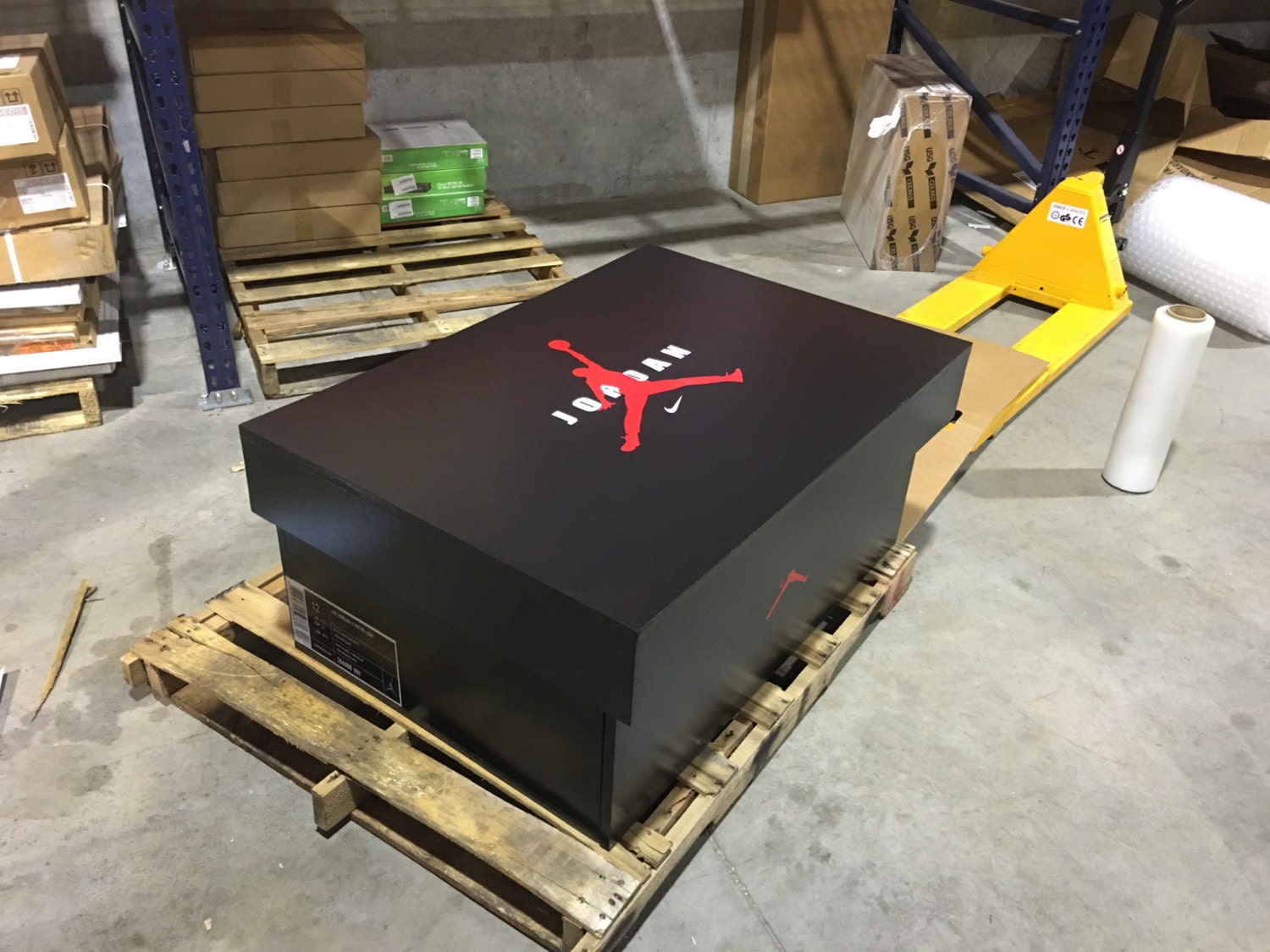 custom jordan shoe box drawer