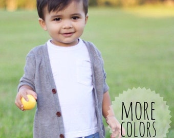Baby cardigan // toddler cardigan // vneck cardigan // grandpa cardigan // lightweight sweater // baby sweater // gender neutral // sweater