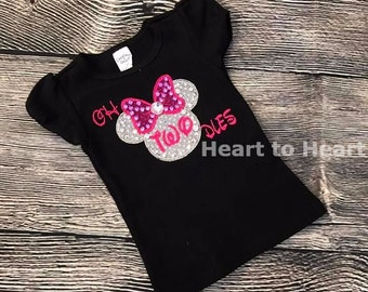 Minnie mouse birthday shirt, oh toodles, Minnie mouse girls birthday outfit, Birthday girl, Oh Twodles shirt, Toddler birthday outfit