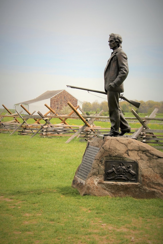 John Burns Monument / Gettysburg Photograph