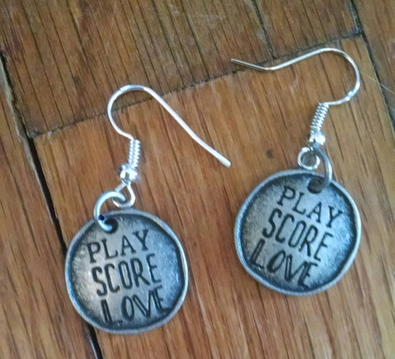 Play Score Love Earrings