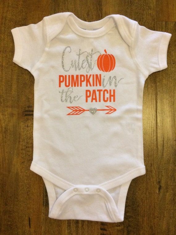 Infant Pumpkin Shirt Infant Pumpkin Onesie Infant Pumpkin