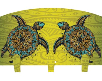 Coat Rack Wall Mount Turtle Zen
