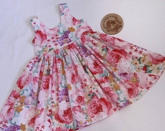 Tea Party Dress - Scoop Back - Custom Made
