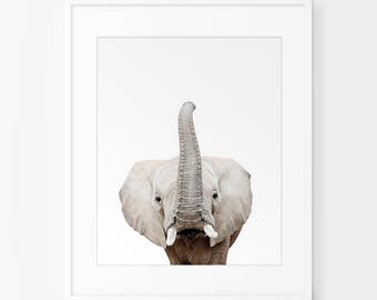 Nursery Print, Elephant Print, Nursery wall art, Nursery Animal Prints, Nursery decor, Animal print, Nursery animal prints