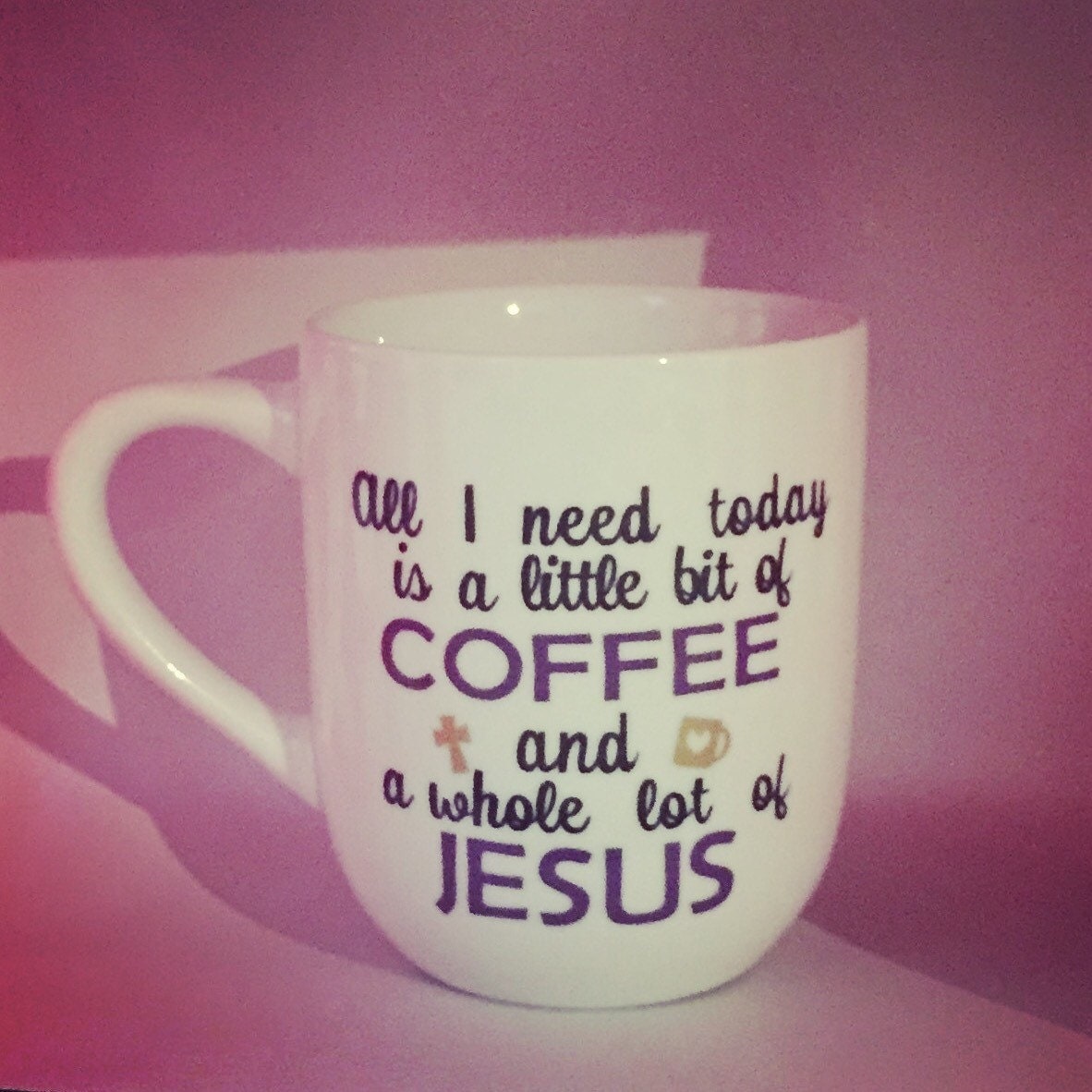 Coffee & Jesus Coffee Mug