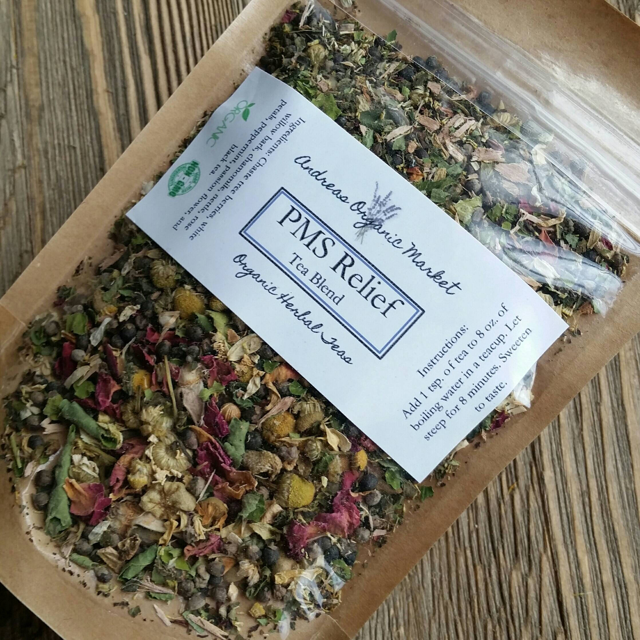 Organic PMS Tea Blend Organic Loose Leaf Tea Blend Organic