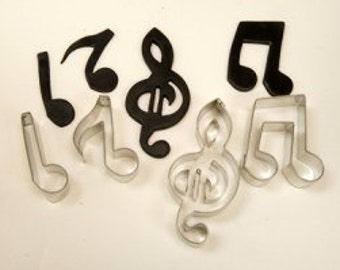 Set of Metal Musical Notes Cutters