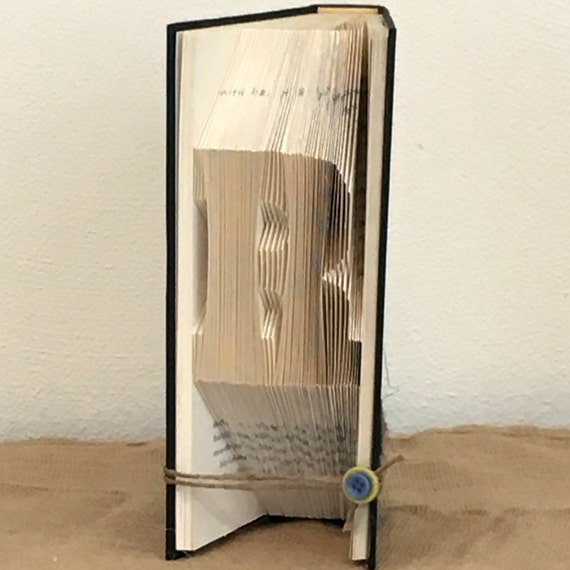 First or Last Initial Book Fold