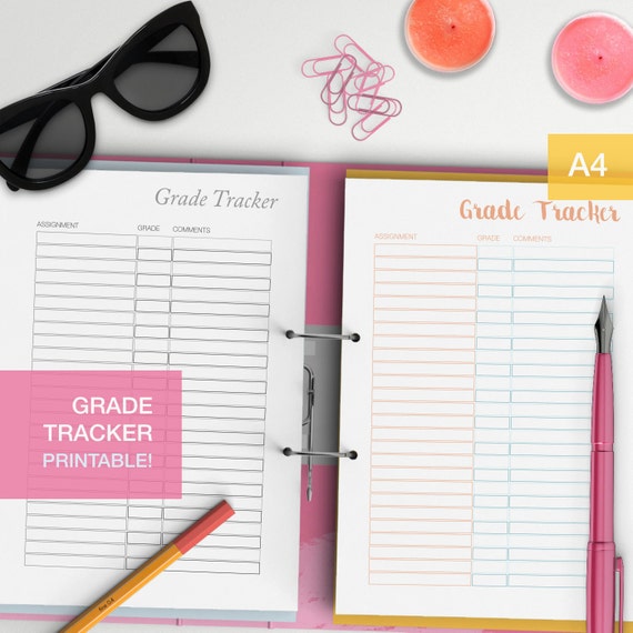 Grade tracker template