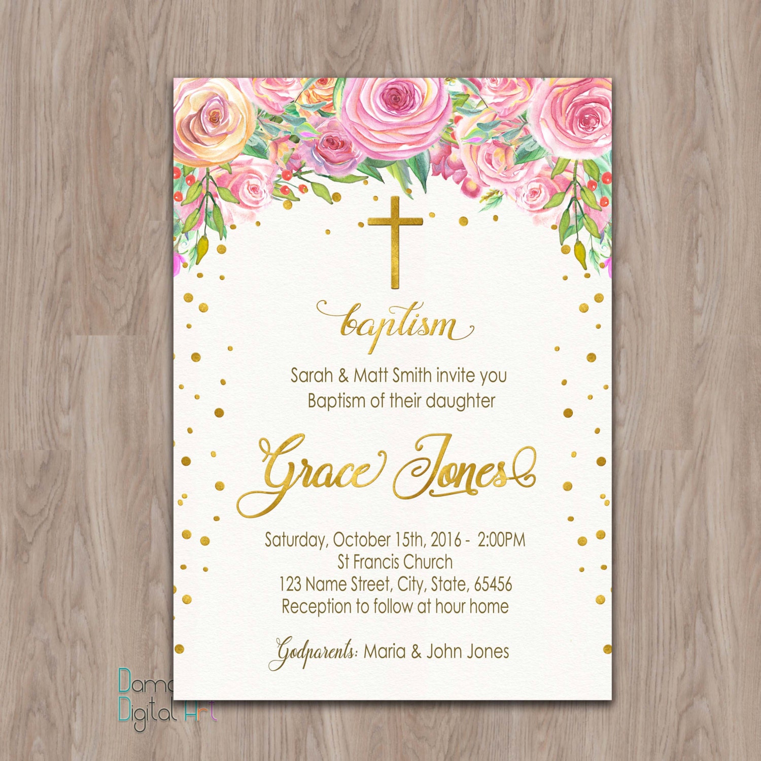 The Best Free Printable Baptism Cards Roy Blog