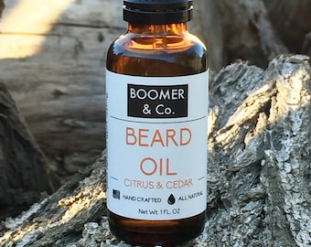 Citrus and Cedar Beard Oil