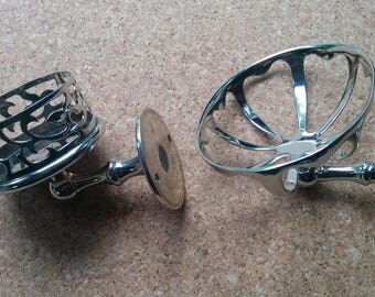 Nickel Plated Shanks 1920s Soap Dish and Ring / Trinket Holder