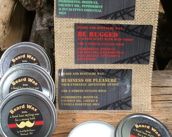 Men's Wax for Beard & Mustache