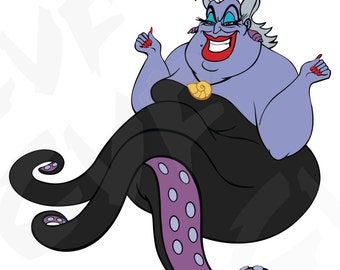 Vector URSULA, Little Mermaid, animatia, AI, eps, pdf, jpg, svg, png Download, Digital image, graphical image, discount coupons