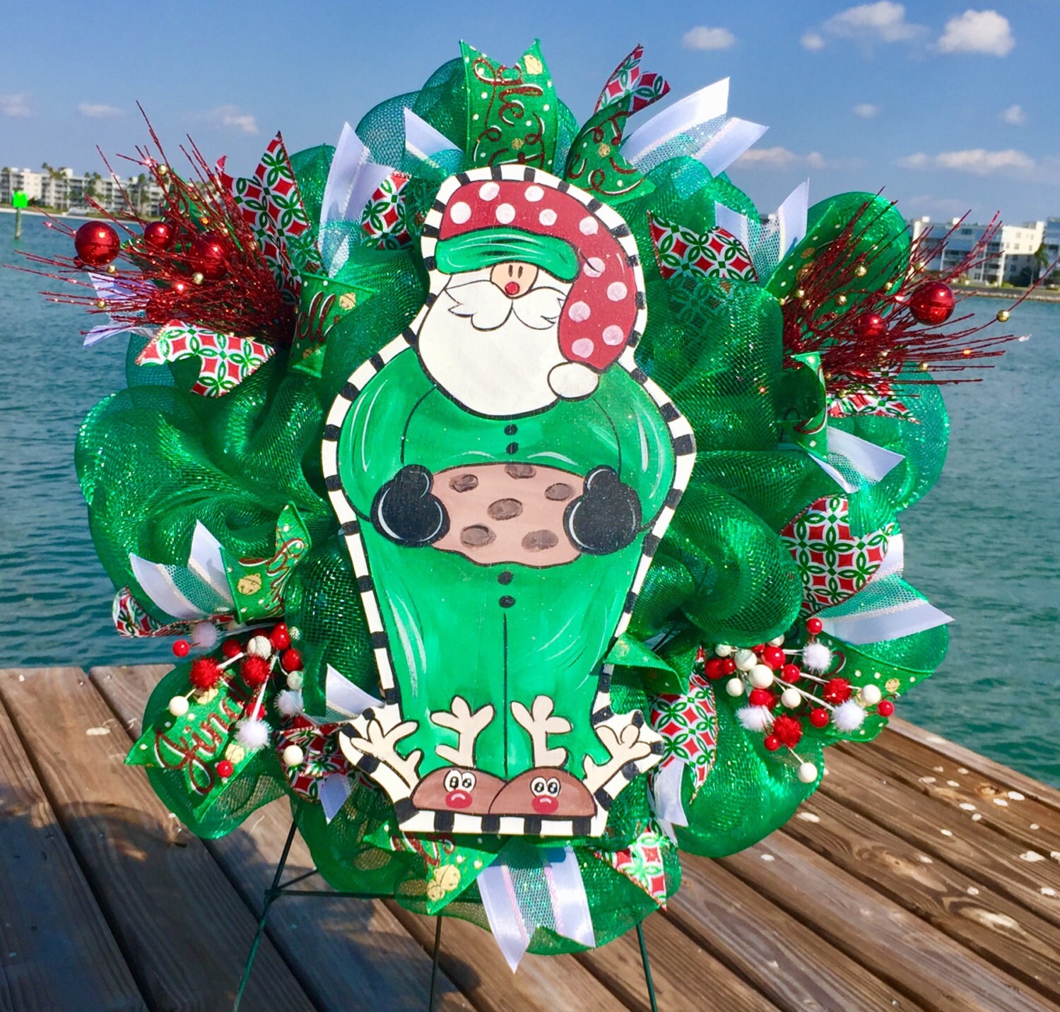 Christmas door hanger Christmas wreath Christmas decor