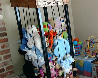 Stuffed animal storage, Stuffed animal zoo, Toy Box, Toy organizer, Toy storage, The Zoo