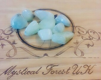 Aquamarine Tumble stones, Healing Crystals And Stones, March Birthstone, Anti Anxiety, Reiki, Anti Anxiety, Meditation, Self Expression