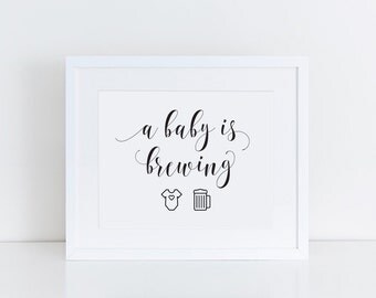 A baby is brewing | Etsy