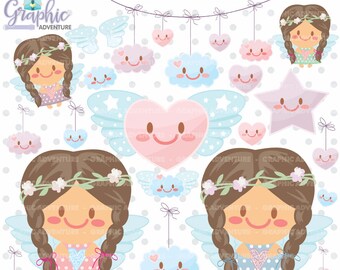 75%OFF - Angel Clipart, Angel Graphics, COMMERCIAL USE, Kawaii Clipart, Cloud Graphics, Cloud Clipart, Angel Party, Wing Clipart, Clipart