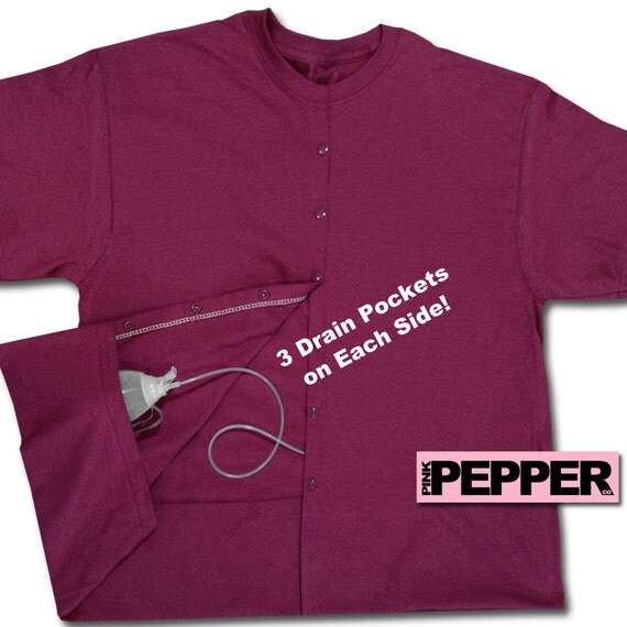 Post Op Breast Cancer Surgery Shirt Shirt with by pinkpepperco