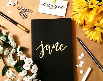 Custom Embossed Moleskine Ruled Journal (cahier collection)
